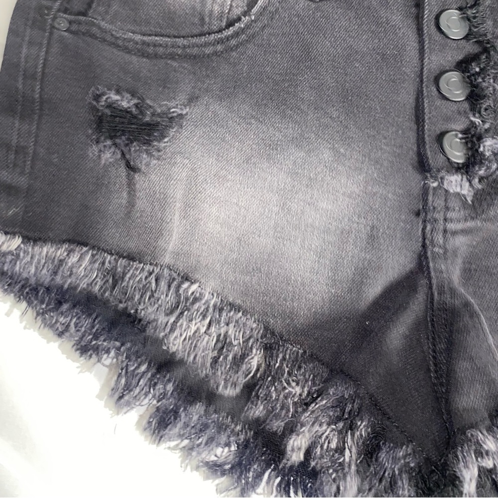 NWT Celebrity Pink Mid Rise The Sugar Booty Short, Size 9/29, Black - Picture 3 of 8
